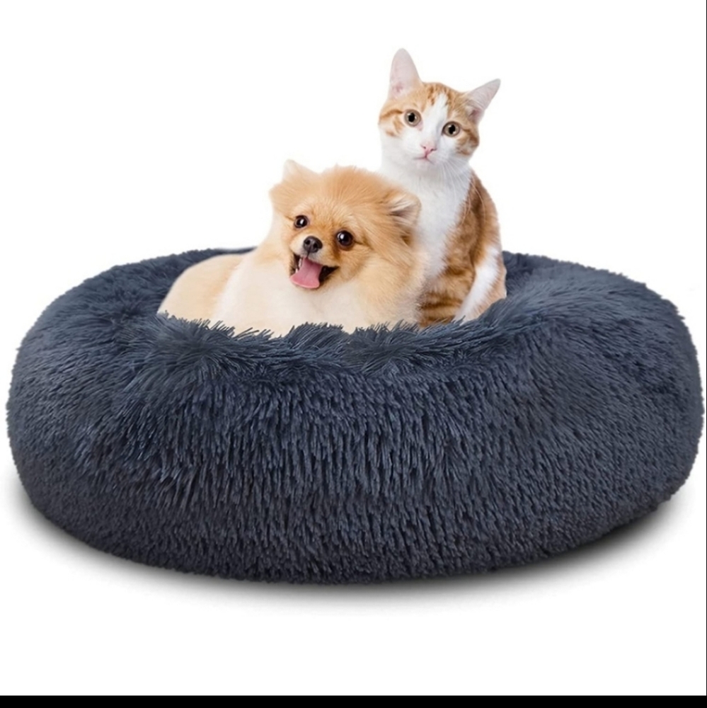 Pets bedding  confortable.dark gray color